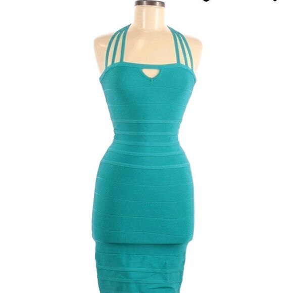Bebe Cocktail Dress Bodycon - Picture 1 of 3